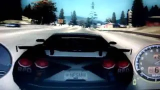 nfs mw cross corvette run