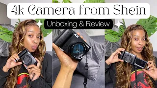 4k Camera from Shein $55| Unboxing & Review| South African YouTuber