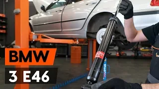 How to change rear shock absorber on BMW 3 (E46) [TUTORIAL AUTODOC]