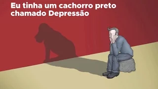 ‘Eu tenho um cachorro preto e seu nome é depressão’