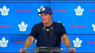 Maple Leafs Morning Skate: Mike Babcock - October 25, 2019