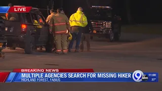 Multiple agencies searching for missing hiker