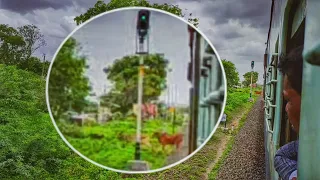 Cows saved by hitting through train thank God & Salute Locopilot for applying Brakes on right time.