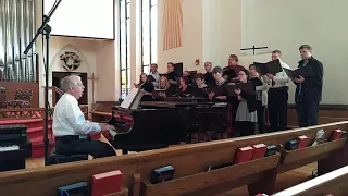 The Chancel Choir singing, "O Come, Emmanuel" by Joseph Martin