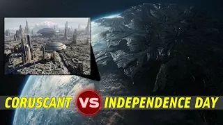 Could Coruscant (Republic Era) Survive an Independence Day Alien Invasion? Star Wars Galactic Versus