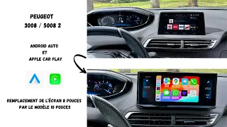 Changement Autoradio - Montage NAC Peugeot 3008 / 5008 2