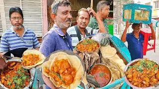 Most Popular And Cheapest Breakfast 6 Pieces At ₹20/- Only । Street Food Of Kolkata । India