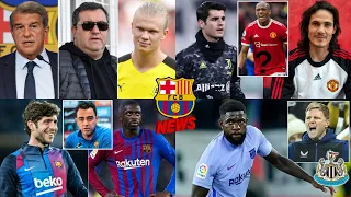 Barcelona Winning Haaland RACE💣| New Striker SEARCH🚨| Dembele & Roberto RENEWAL✍️| Umtiti LOAN Push💥