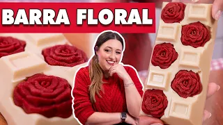 BARRA FLORAL de Brigadeiro RED VELVET para o Dia dos Namorados | Tábata Romero