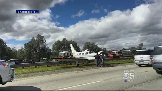 Small Plane Makes Emergency Landing On Highway 101