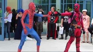 FanimeCon 2018 | Spider-Man and Deadpool Duet