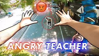 ESCAPING ANGRY TEACHER 2.0 ( Epic Parkour POV Chase ) | HIGHNOY
