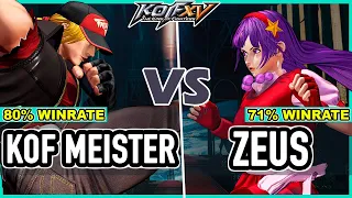 KOF XV 🔥 KOF Meister (Terry/K'/Benimaru) vs Zeus (Athena/Whip/Dolores)