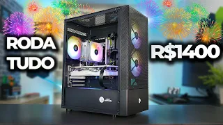 PC GAMER DE R$1400 PARA RODAR TUDO! O MELHOR DE 2023 PARA MONTAR! (ESPECIAL FIM DE ANO)