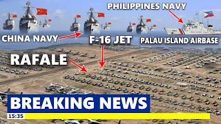 US and France Send 10 Rafales & F-16s to Palau Near Manila after China Blocks Philippine Navy in SCS