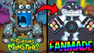 FIQUEI IMPRESSIONADO COM AS CLUBBOXS FANMADES no MY SINGING MONSTERS