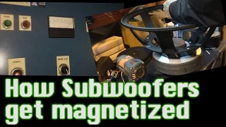 How Subwoofers Get Magnetized -  600v DC ZAP!