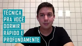 Técnica Pra Você Dormir Rápido e Profundamente | André Lima | EFT