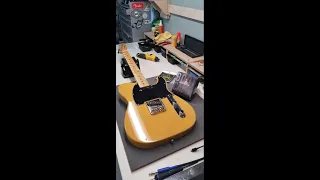 Sweet Fender Telecaster getting new Bare Knuckle Boot Camp pickups