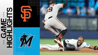 Giants vs. Marlins Game Highlights (4/19/23) | MLB Highlights