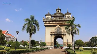 Walk in Vientiane, the capital of Laos