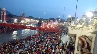 Ganga Aarti at Har-Ki-Pauri ( Haridwar) HD Video