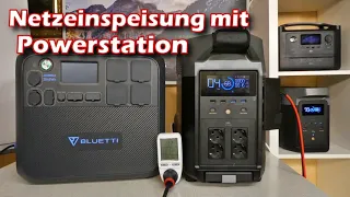 Netzeinspeisung mit Powerstation. Überschuss vom Balkonkraftwerk ganz einfach nutzen.