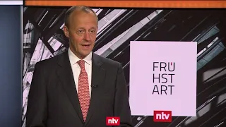 Friedrich Merz im ntv Frühstart zur Impfpflicht