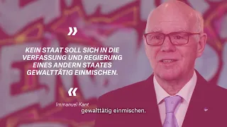 an-mit-vor-denken: Norbert Lammert über Immanuel Kant – Folge 5