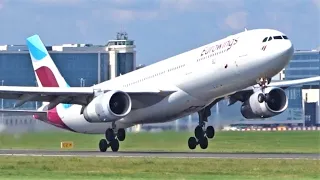 20 MIN of Awesome Brussels Airport Plane Spotting | B747, A340, B787, A330, BE20 etc