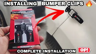 HOW TO FIT BUMPER CLIPS IN CAR || ONE OF THE BEST MODIFICATION 🔥|| MOST DETAILED VIDEO