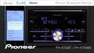 How To - FH-X731BT - iPhone Bluetooth Pairing