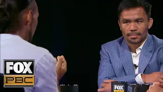 Manny Pacquiao vs. Keith Thurman [FULL INTERVIEW] | FACE TO FACE | PBC ON FOX