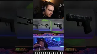 ohnePixel reacts to MontanaBlack unboxing blue Knife