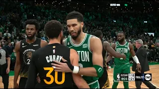 CRAZY GAME! Warriors vs Celtics Final Minutes + Overtime! FINALS REMATCH!