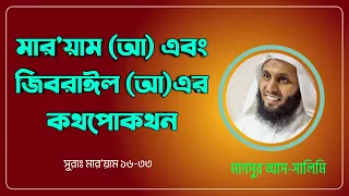 অন্তর প্রশান্তিময়! মার'য়াম (আ) এবং জিবরাঈল (আ) এর কথোপকথন।।সুরাঃ মার'য়াম ১৬-৩৩।। Mansour As-Salimi