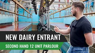 New Dairy Entrant Keeping Costs Down With a Second Hand 12 Unit Parlour - David Gordon, Donegal