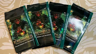 Schlub Unboxes:  Lord of the Rings - Tales of Middle-Earth Sample Collectors Boosters