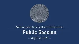 BOE Public Session 8-23-2023