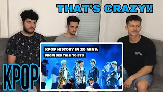 FNF REACTION To KPOP HISTORY in 20mins - From SeoTaiji to BTS | KPOP REACTION