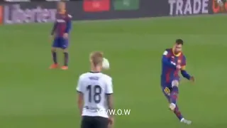 Leo Messi Outstanding Free Kick Goal Vs Valencia 🔥🧐😱