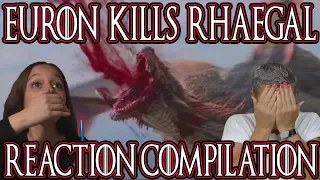 Game Of Thrones Season 8 Episode 4 | Euron Kills Rhaegal Reaction Compilation