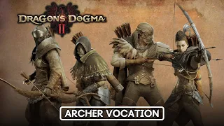 Dragon's Dogma 2 - Official Archer Vocation Trailer #gaming #gameplay #4k