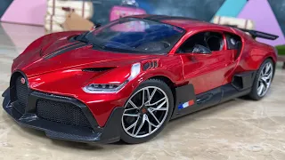 BUGATTI DIVO RED METTALIC [12052] DIECAST - BBURAGO [Unboxing] Review by CarsMond