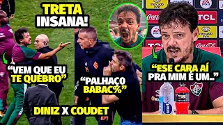 TRETA FEIA! DINIZ FICA TRANSTORNAD0 E PARTE PRA ClMA DE TÉCNICO DO lNTER APÓS ATITUDE P0LÊMICA NA..