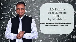 Find the smallest no. which when divided by 28 & 32 leaves remainder 8 & 12 respectively II RD