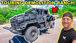 Touring DEMOLITION RANCH for the FIRST TIME!!! (Behind the Scenes)