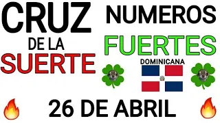 Cruz de la suerte y numeros ganadores para hoy 26 de Abril para República Dominicana