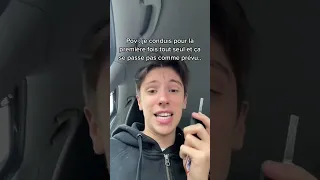 JE CONDUIS POUR LA PREMIÈRE FOIS.. 😭