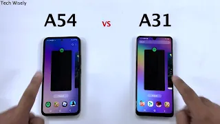 SAMSUNG A54 vs A31 - Speed Test